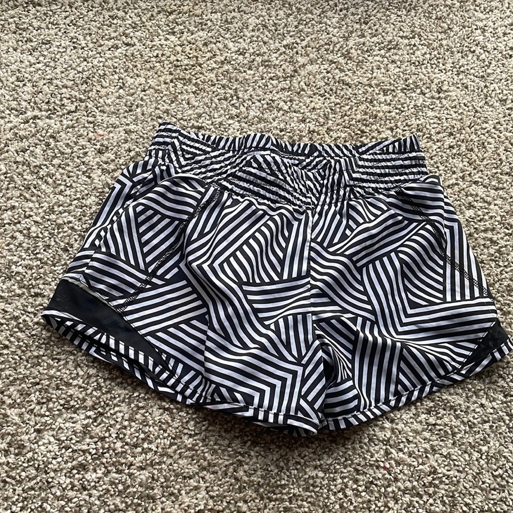 Athletic works striped shorts